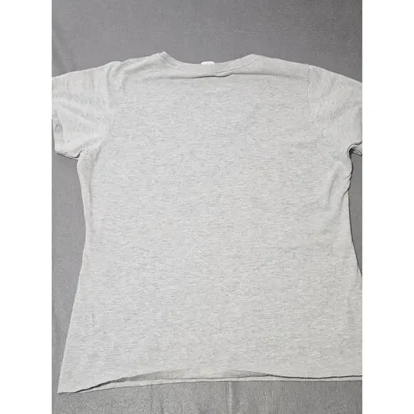 Vtg Official Nintendo Shirt Womens Extra Large Gray Mushroom Mystery Box V Neck - Picture 8 of 8